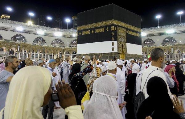Hacı adayları kutsal topraklarda