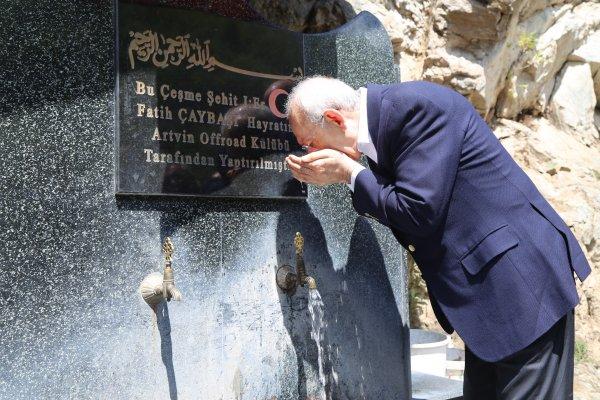 Kemal Kılıçdaroğlu saldırıya uğradığı yere gitti