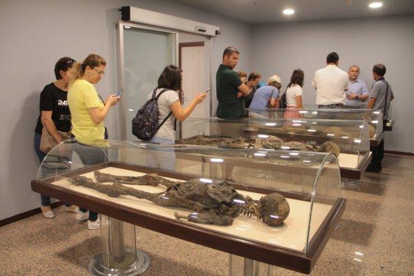 Amasya'da 800 yıllık Müslüman mumyalar sergileniyor