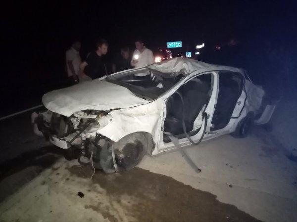 Tekirdağ'da kontrolden çıkan araç takla attı: 1 yaralı