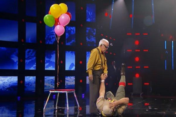 ABD'de 84 yaşındaki adamın muhteşem şovu