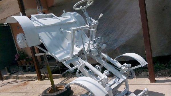 Kendi imkanlarıyla 'pat pat' yaptı