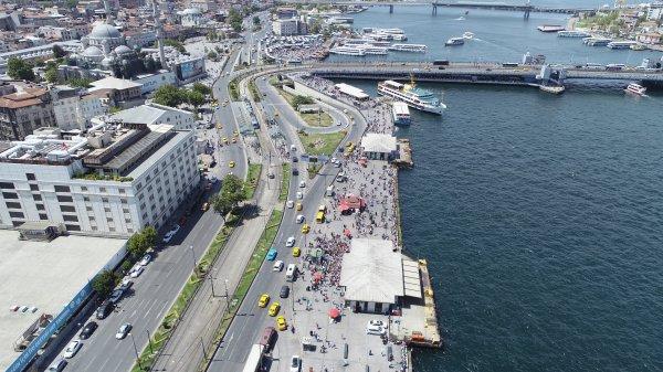 İstanbul'da kalanlar Adalar'a aktı