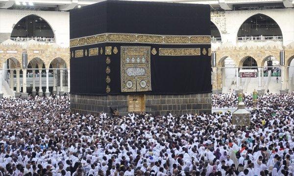 Kutsal topraklardaki Müslümanların Hac sevinci