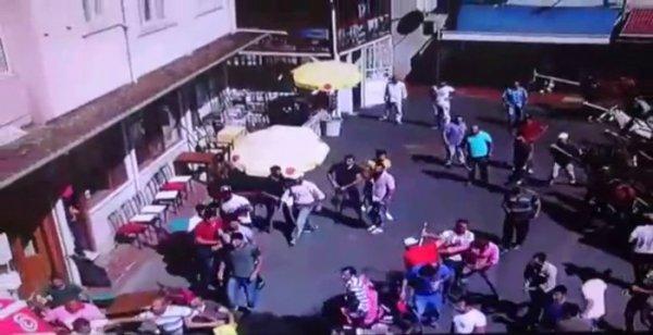 Büyükada'daki faytoncu kavgasının görüntüleri