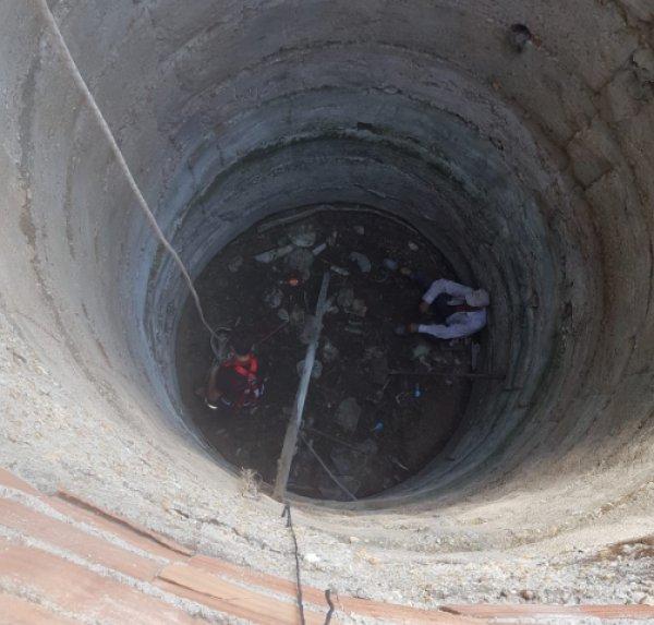 Kırklareli'de 15 metrelik kuyuya düşen adam kurtarıldı