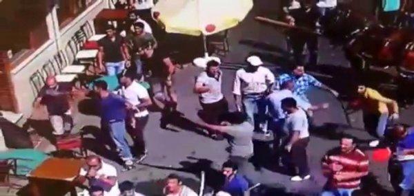 Büyükada'daki faytoncu kavgasının görüntüleri