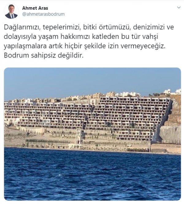 Bodrum'da tepki çeken inşaata mahkemeden izin