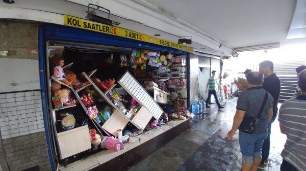 Eminönü'nde sel felaketinin ardından son durum