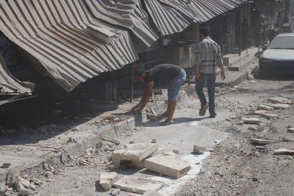 Esad rejiminden TSK'ya ait gözlem noktasına taciz atışı