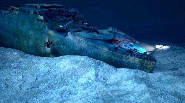 Okyanusun dibindeki Titanik'in son hali