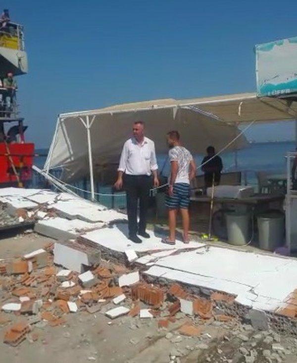 Avşa Adası'nda feribot iskeleye çarptı: 7 yaralı