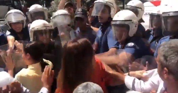 Mardin'de HDP'li gruba polis müdahalesi