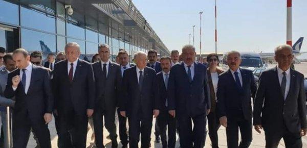 Devlet Bahçeli 4 yıl sonra yeniden uçağa bindi