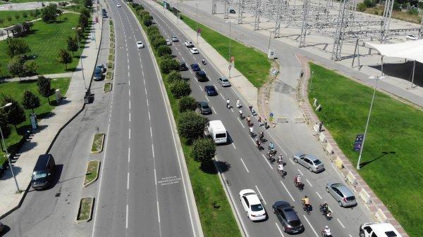 Nikaha bisikletle gidip farkındalık yarattılar