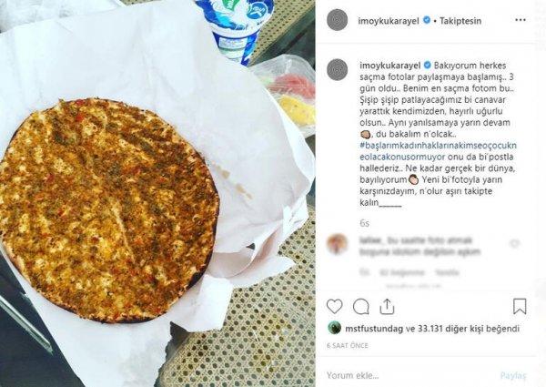 Öykü Karayel'den Emine Bulut tepkisi