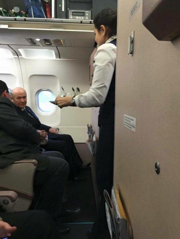 Devlet Bahçeli 4 yıl sonra yeniden uçağa bindi