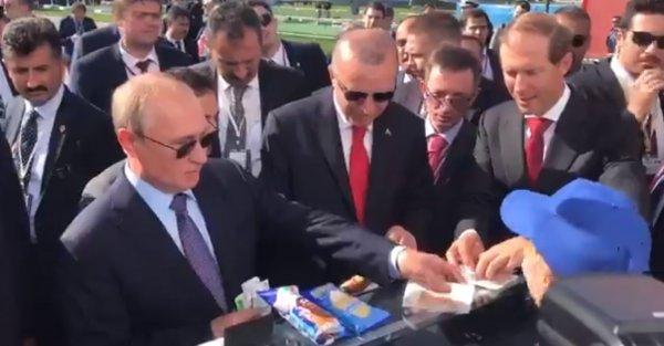Putin'den Erdoğan'a dondurma ikramı