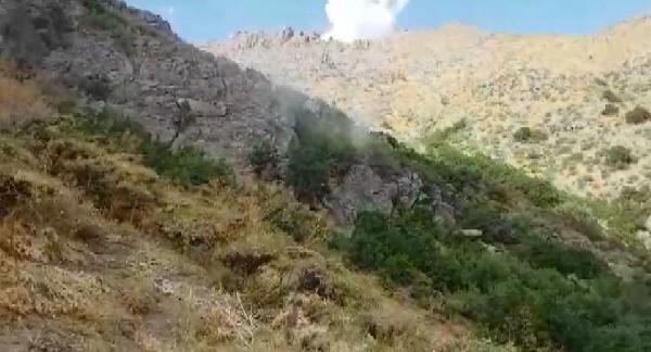 Hakkari'de 8 teröristin öldürüldüğü anların görüntüsü