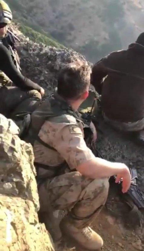 Hakkari'de 8 teröristin öldürüldüğü anların görüntüsü