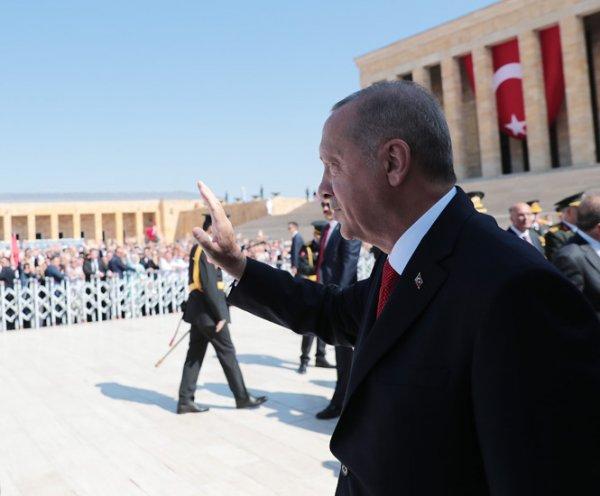 Anıtkabir'de 30 Ağustos Zafer Bayramı Töreni