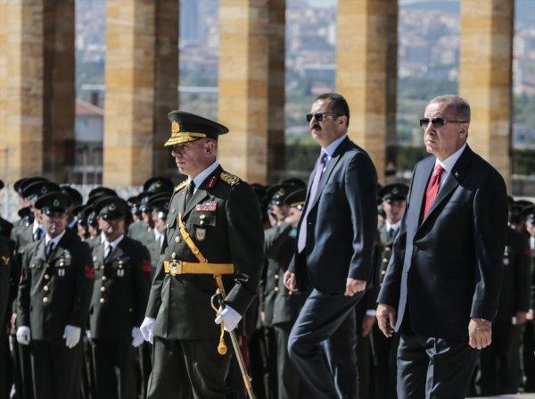 Anıtkabir'de 30 Ağustos Zafer Bayramı Töreni