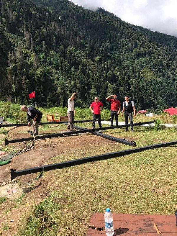 Ayder Yaylası'ndaki salıncaklar sökülüyor