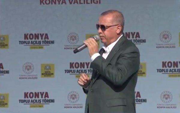 Cumhurbaşkanı Erdoğan, Konya'da
