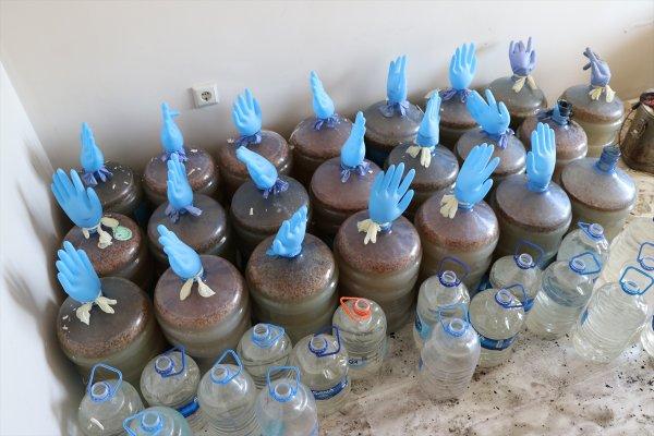 Bartın'da sahte içki üretenlerin evinde patlama oldu
