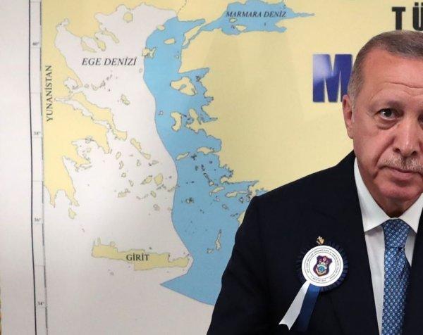 Mavi Vatan haritası Yunan medyasını rahatsız etti