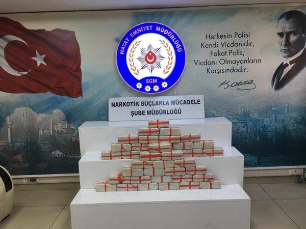 Hatay’da 40 kilo eroin ele geçirildi: 4 tutuklama