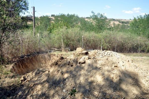 Malkara'da, '500 kilo altın' iddiasıyla resmi kazı