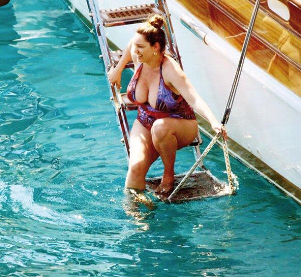 Kelly Brook yine Bodrum'da