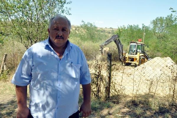 Malkara'da, '500 kilo altın' iddiasıyla resmi kazı