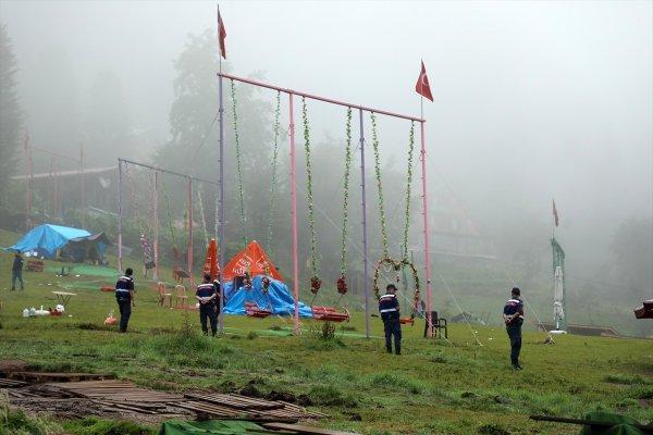 Ayder Yaylası'nda salıncak sorunu ortadan kalktı