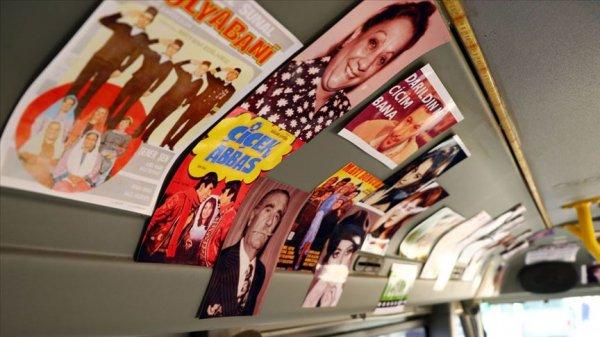 Miniübüste Yeşilçam müziği ve fotoğraflarıyla yolculuk