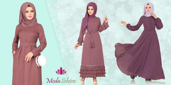 Bu yılın çok satan tesettür ferace ve elbise modelleri