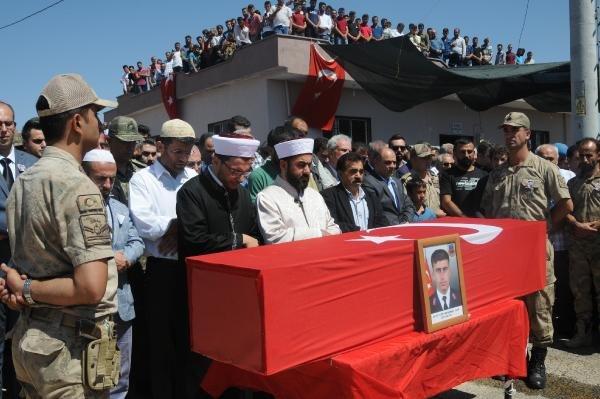 Mardinli şehit son yolculuğuna uğurlandı
