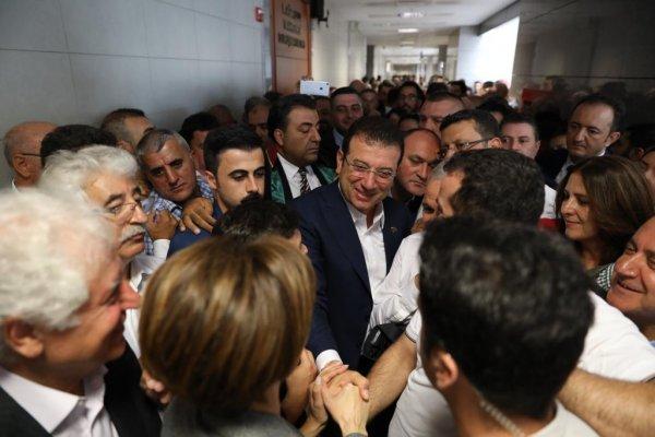 Ekrem İmamoğlu, Canan Kaftancıoğlu'na desteğe gitti