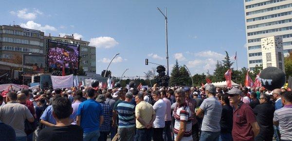 EYT'liler Ankara'da miting düzenledi