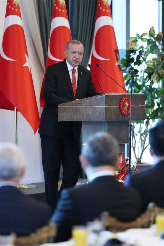 Cumhurbaşkanı Erdoğan, ABD heyetini kabul etti