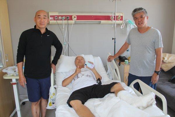 Singapurlu gezgin 7 metreden düştü