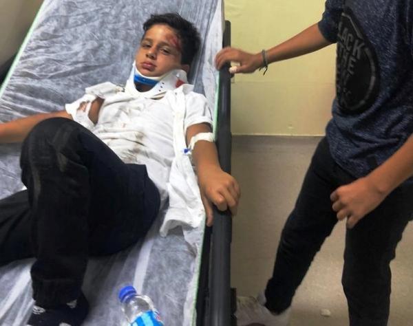 Okul servisi beklerken ölümden döndüler