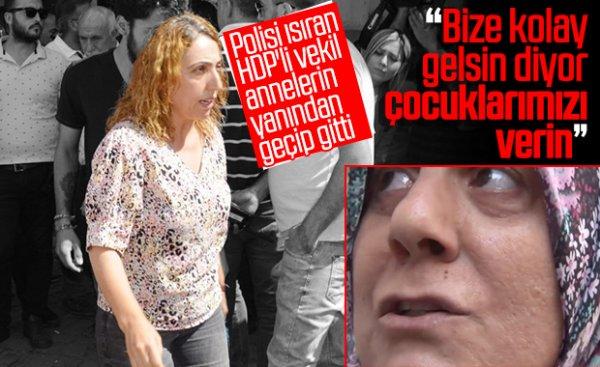 Meral Danış Beştaş, annelerle dalga geçti