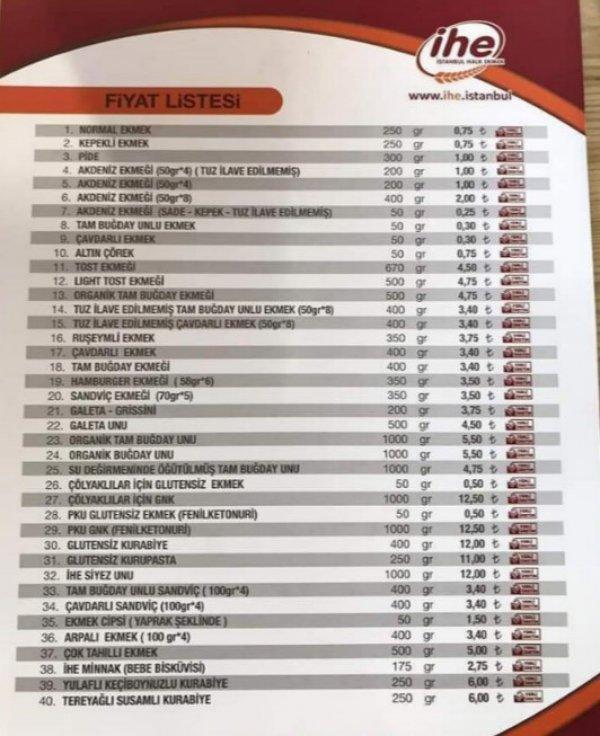 İstanbul Halk Ekmek'e zam geldi