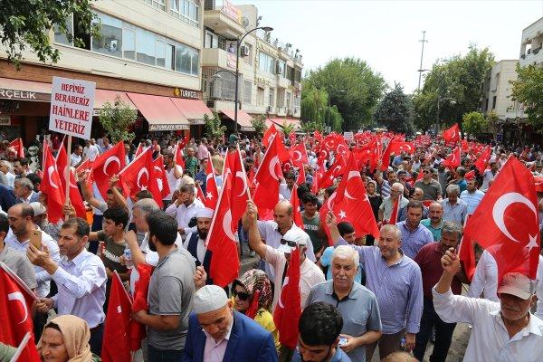 Doğu illerinde teröre tepki yürüyüşleri