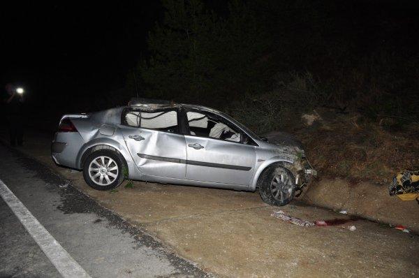 Antalya'da trafik kazası: 1 ölü, 1 yaralı