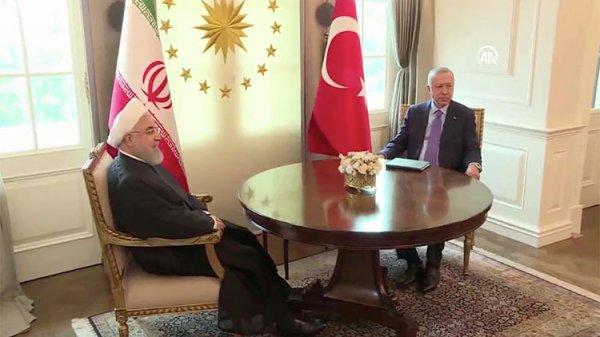 Erdoğan - Ruhani görüşmesi sona erdi