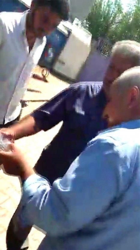 Kaçak elektrik tespiti yapmaya giden ekibe tehdit