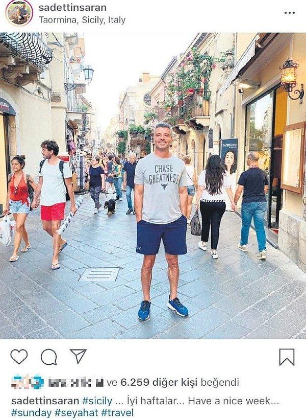 Emina Jahovic ve Sadettin Saran aşk tatilinde